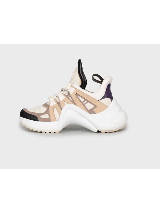 Louis Vuitton Shoes - Louis Vuitton Archlight White Leather Sneakers, EU 37